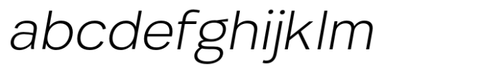 Migrosta JM Extra Light Italic FONT