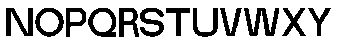 Migumono Font UPPERCASE