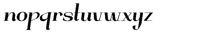 Miguola Italic Regular Font LOWERCASE