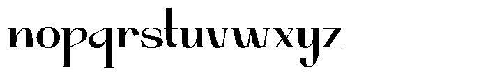 Miguola Regular Font LOWERCASE