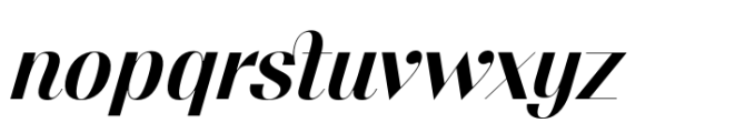 Migura Sans Bold Italic Font LOWERCASE