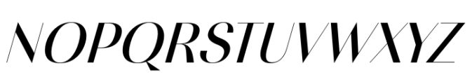 Migura Sans Medium Italic Font UPPERCASE