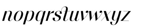 Migura Sans Medium Italic Font LOWERCASE