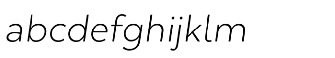 Mihaly Display Light Italic FONT