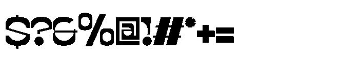 Mijon Regular Font OTHER CHARS