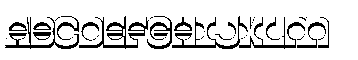 Mijon Shadow Font UPPERCASE