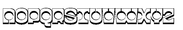 Mijon Shadow Font UPPERCASE