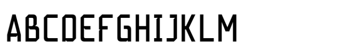 Mika Sans Medium Condensed Font UPPERCASE