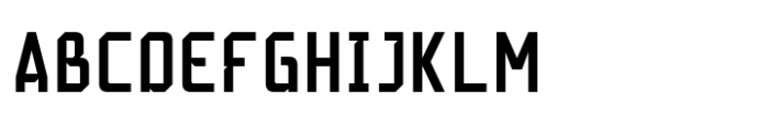 Mika Sans Semi Bold Condensed Font UPPERCASE