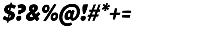 Mikado Black Italic Font OTHER CHARS