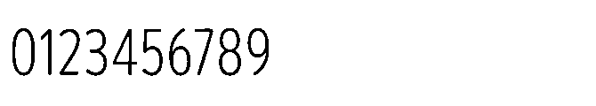 Mikado Condensed Light Font OTHER CHARS