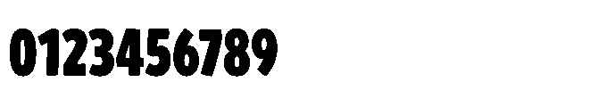 Mikado Condensed Ultra Font OTHER CHARS