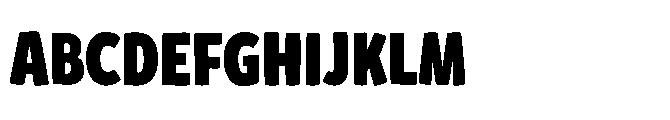 Mikado Condensed Ultra Font UPPERCASE