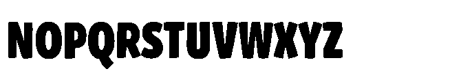 Mikado Condensed Ultra Font UPPERCASE