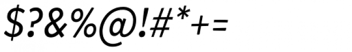 Mikado Italic Font OTHER CHARS