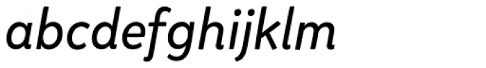 Mikado Italic Font LOWERCASE