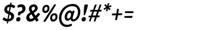 Mikado Medium Italic Font OTHER CHARS