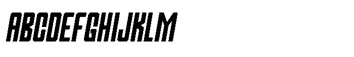 Mikah Display Regular Italic Font UPPERCASE