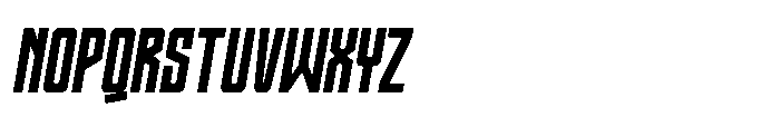 Mikah Display Regular Italic Font UPPERCASE