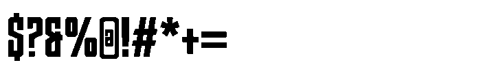 Mikah Display Regular Font OTHER CHARS