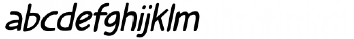 Mikan Light Italic Font LOWERCASE