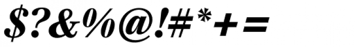 Mikaway BQ Bold Italic Font OTHER CHARS