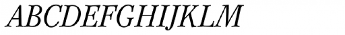 Mikaway BQ Cond Light Italic SC Font LOWERCASE
