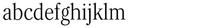Mikaway BQ Cond Light OsF Font LOWERCASE