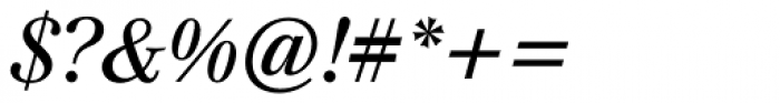 Mikaway BQ Italic Font OTHER CHARS