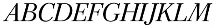 Mikaway BQ Light Italic Font UPPERCASE