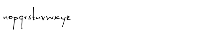 Mike Biro Script Font LOWERCASE