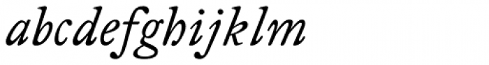 Miklos Italic Font LOWERCASE