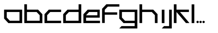 Mikratos Font LOWERCASE