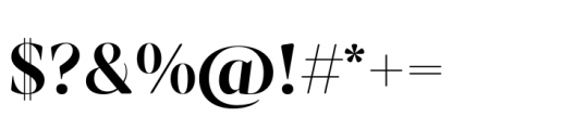 Milago Medium Display Font OTHER CHARS