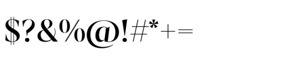 Milago Regular Font OTHER CHARS