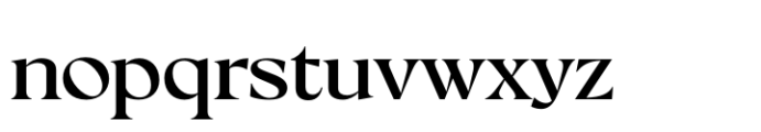 Milanesa Serif Demi Bold Font LOWERCASE