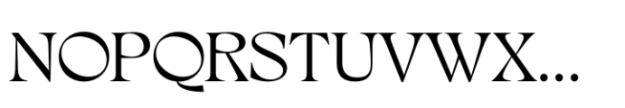Milanesa Serif Regular Font UPPERCASE