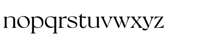 Milanesa Serif Regular Font LOWERCASE