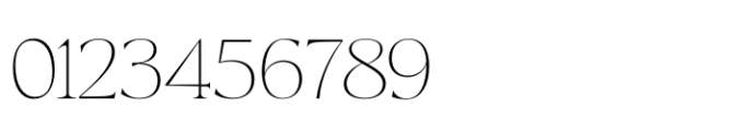 Milanesa Serif Thin Font OTHER CHARS