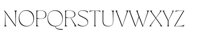 Milanesa Serif Thin Font UPPERCASE