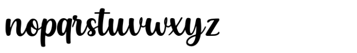 Milany Handmade Font LOWERCASE