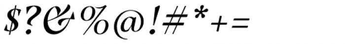 Milas Display Regular Italic Font OTHER CHARS