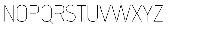 Mildang 200 ALT Font UPPERCASE