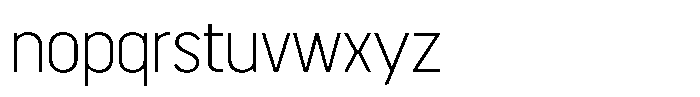 Mildang 300 Font LOWERCASE