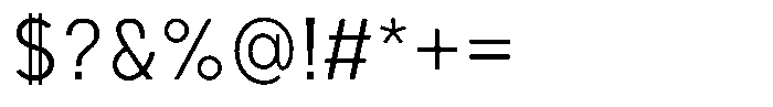 Mildang 400 ALT Font OTHER CHARS