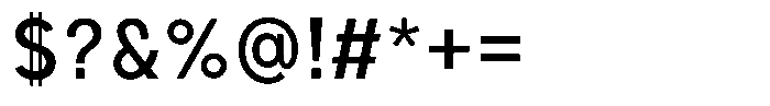 Mildang 600 ALT Font OTHER CHARS