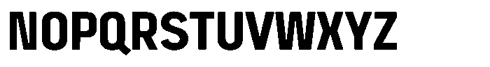 Mildang 800 Font UPPERCASE