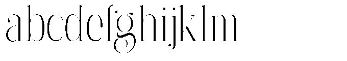 Mildertina Script & Serif Mildertina Condensed Serif Regular FONT