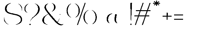 Mildertina Script & Serif Mildertina Expanded Serif Regular Font OTHER CHARS