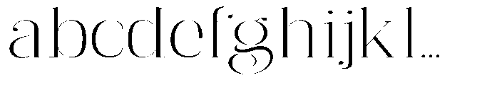 Mildertina Script & Serif Mildertina Expanded Serif Regular FONT